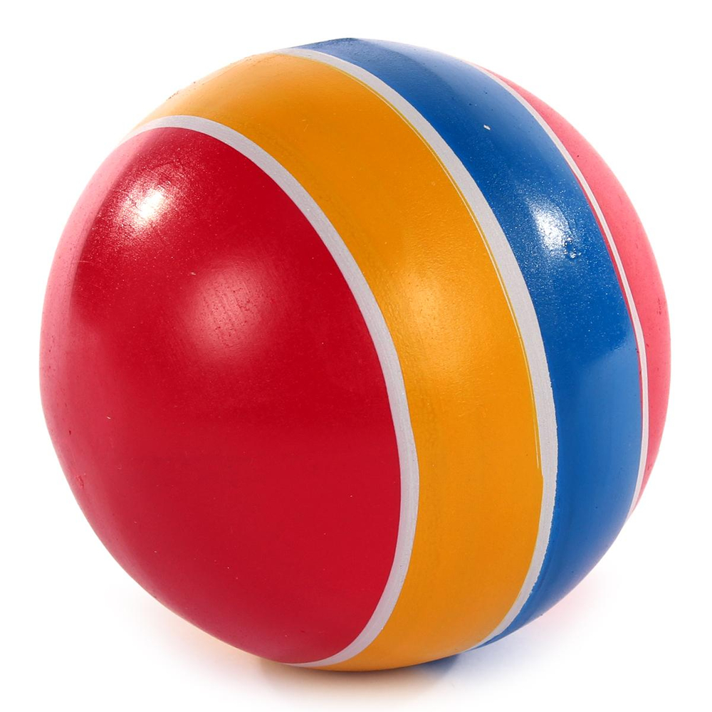 Мяч д. 75мм"Полосатики" ручное окраш. Р3-75