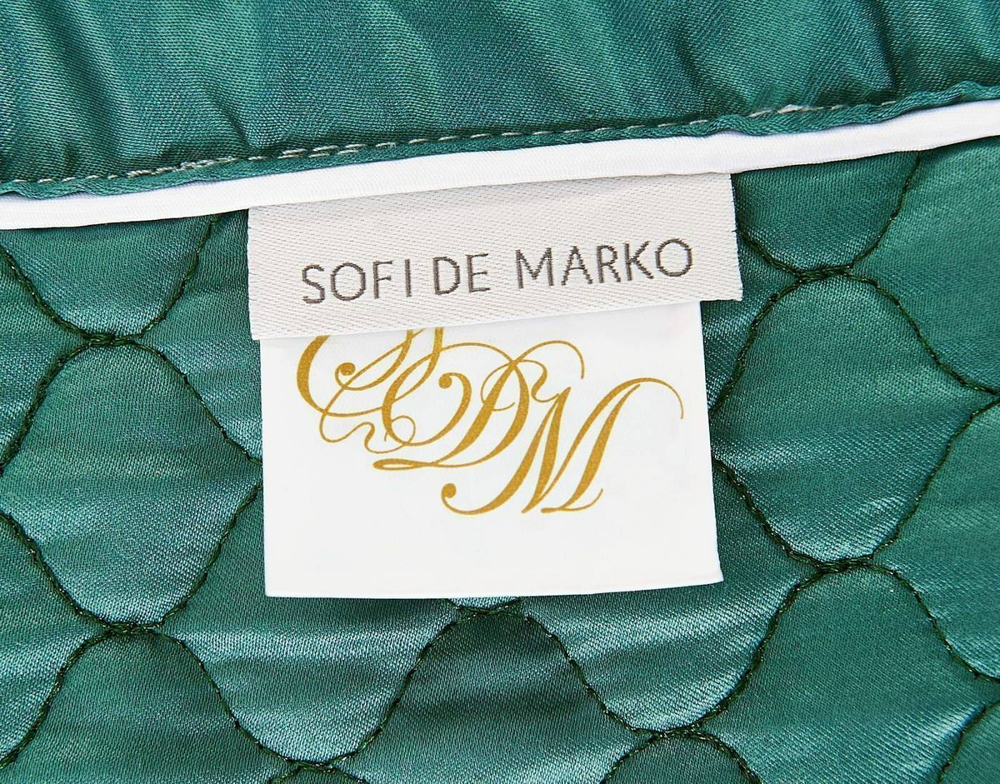 Покрывало 230x250 и 2 наволочки 50х70 Sofi De MarkO Молли зеленое