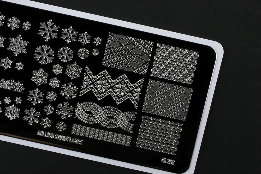 Пластина для стемпинга Go! Stamp 268 Million Snowflakes