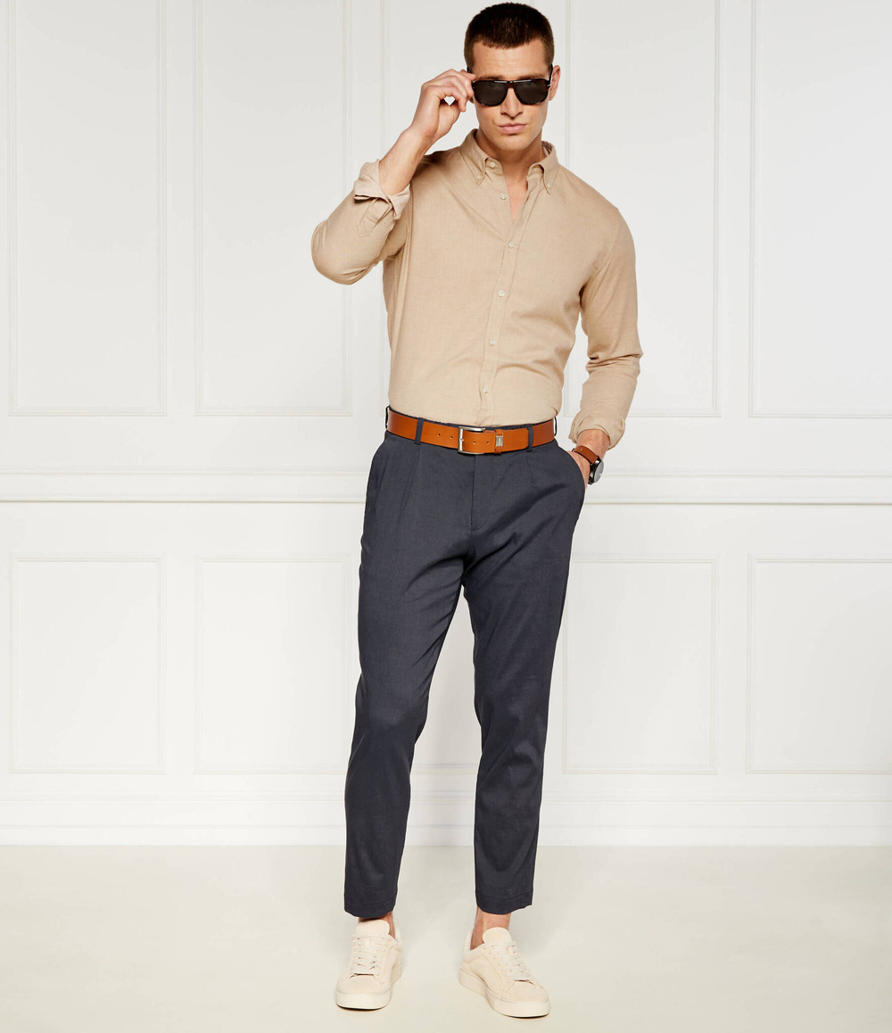 Рубашка BOSS BLACK - бежевый(50520267)