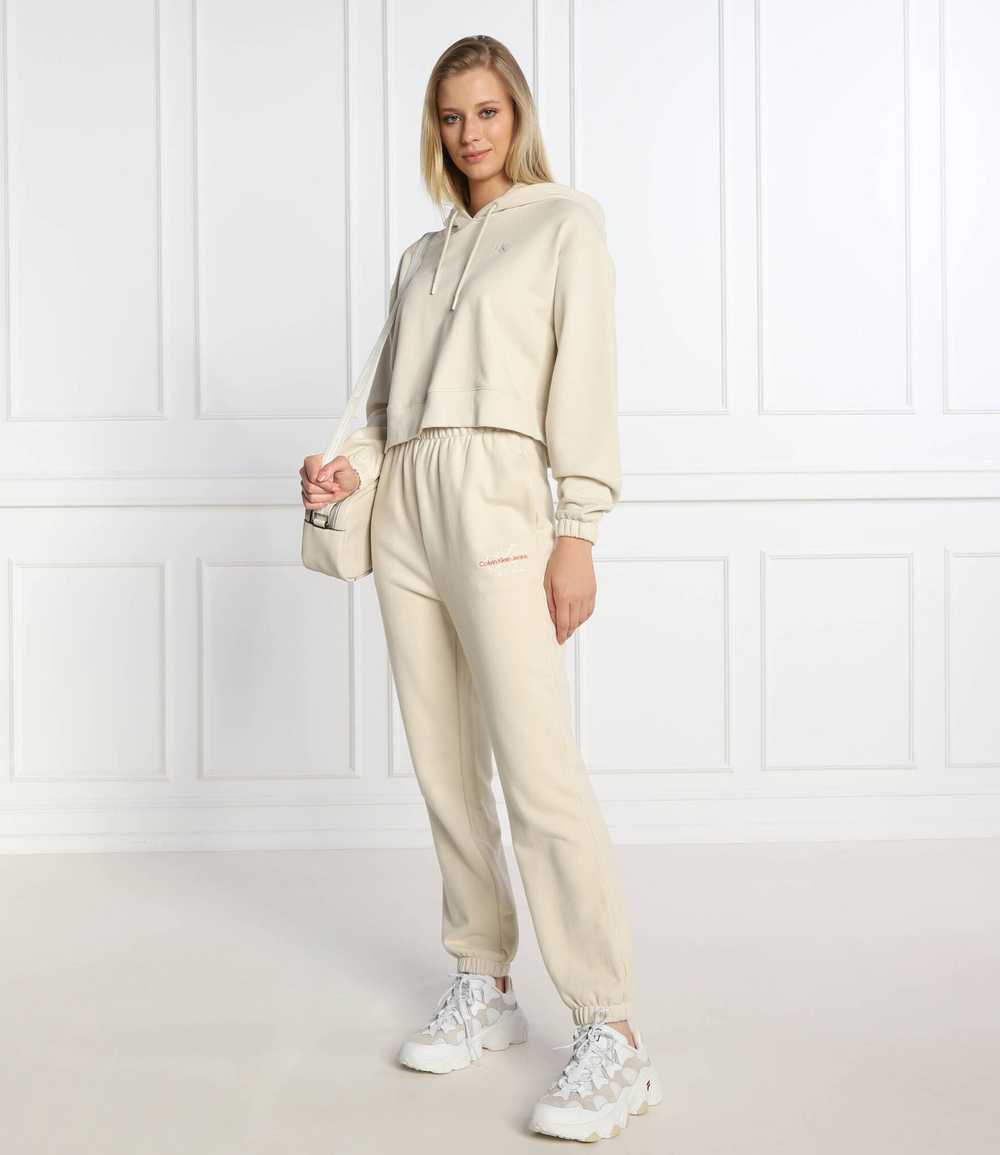 спортивные штаны CALVIN KLEIN JEANS - бежевый(J20J218038)