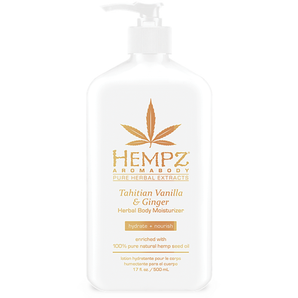 Молочко для тела "Имбирь и Ваниль" HEMPZ Tahitian Vanilla & Ginger Herbal Body Moisturizer 500 мл