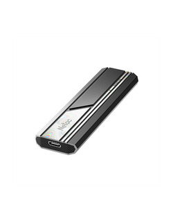 Ssd накопитель Netac ZX10 500GB USB 3.2 Gen 2 Type-C External SSD, R/W up to 1050/950MB/s, with USB C to A cable and 10Gbps USB C to C cable 5Y wty