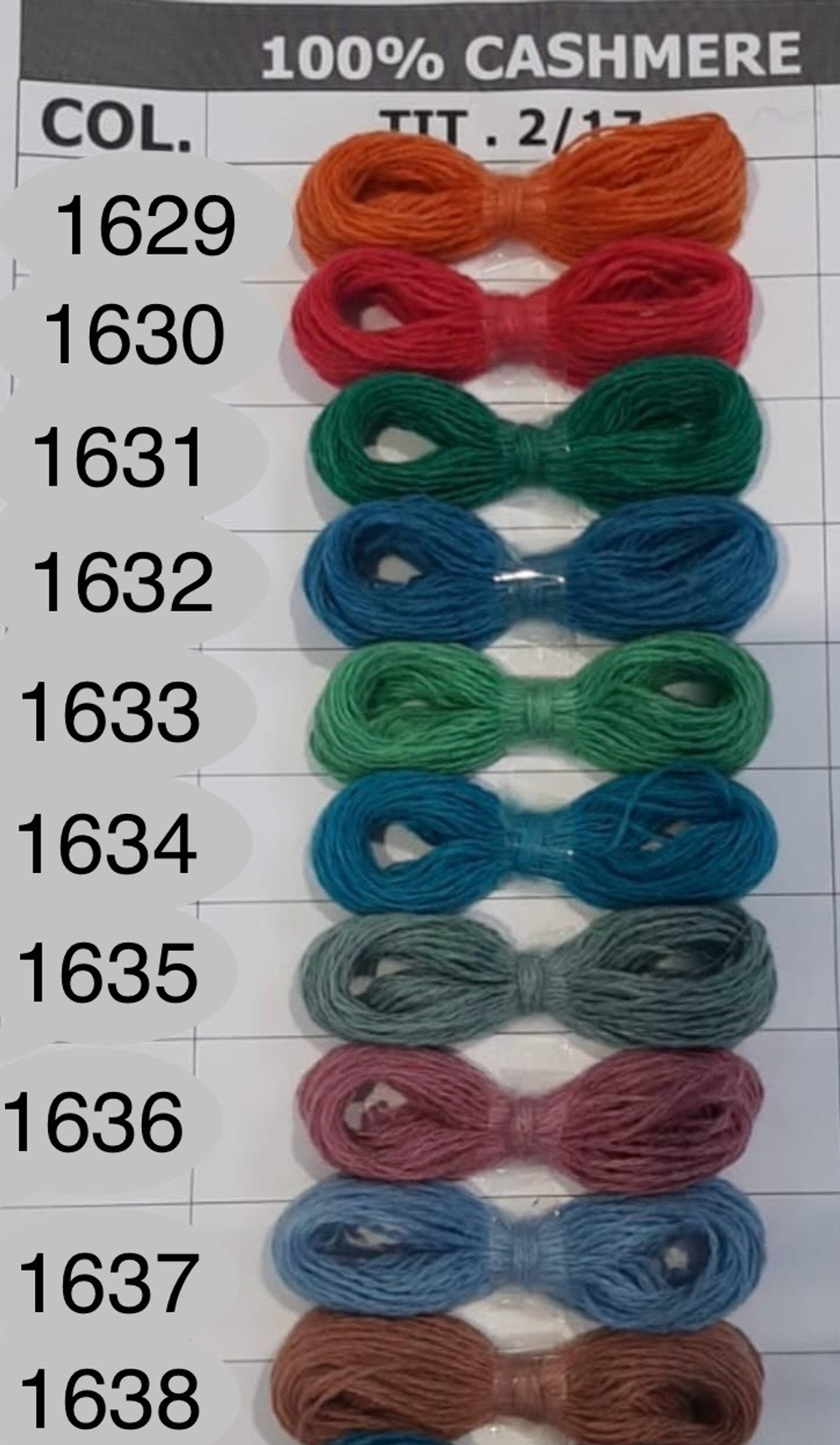 Cashmere, BC, 100% кашемир, 850 м/100гр цвет 1630