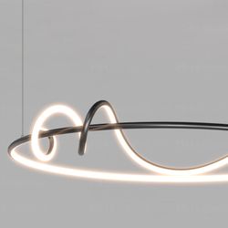 Кольцевая Люстра Raffel Combo D50+60+80 Black By Imperiumloft