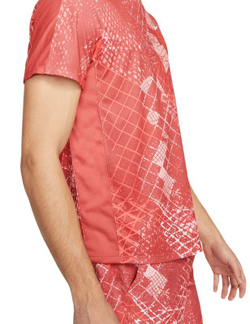 Мужская теннисная футболка Nike Court Dri-Fit Victory Novelty Top - adobe/adobe/white