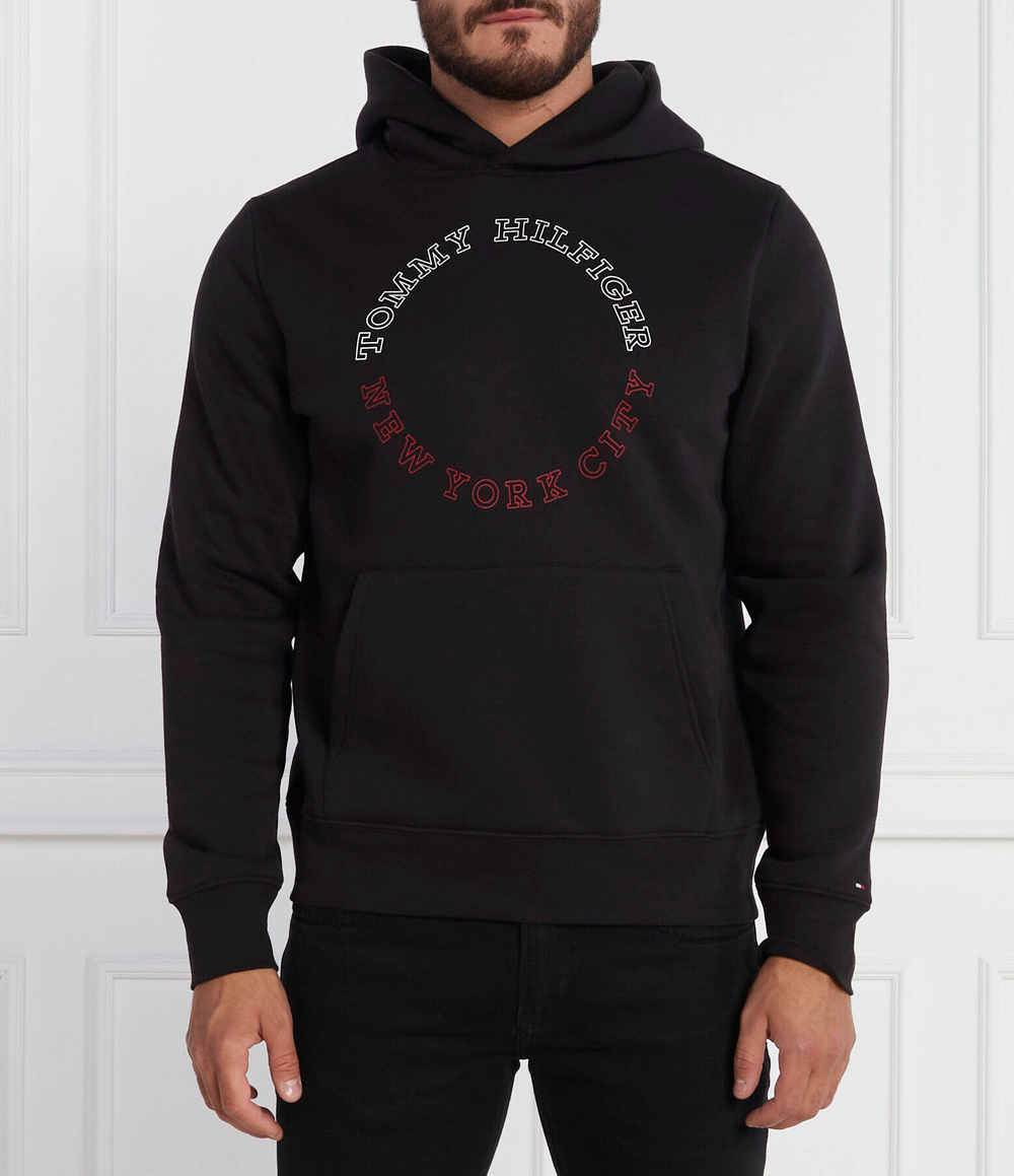 Худи MONOTYPE ROUNDALL Tommy Hilfiger - черный(MW0MW32655)