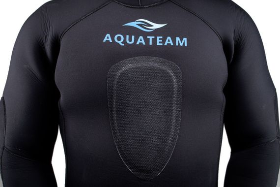 Гидрокостюм AquaTeam Hunter Jako 10 мм нейлон/открытая пора черный