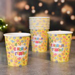 Стакан бумажный 0,2л 10шт "С Новым Годом! Сладости"