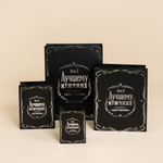 Пакет подарочный, 210гр, Лучшему Мужчине, Черный, Металлик