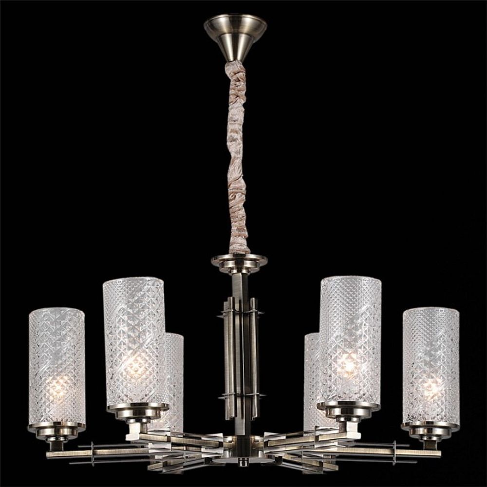 Подвесная люстра ILLUMICO  IL8682-6P-10 BR