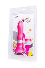 Вибратор розовый со съемной присоской 5 режимов (19,5 см , ярко-розовый) (Цвет: ярко-розовый)