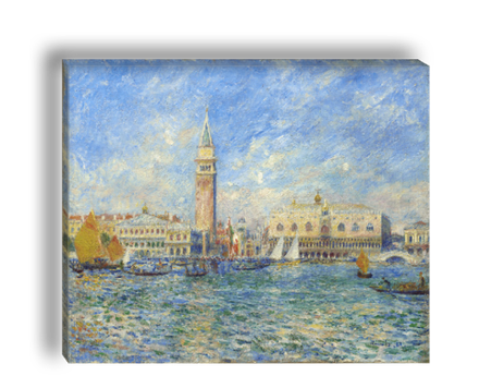 "Венеция, дворец дожей", Ренуар П., картина для интерьера (репродукция)