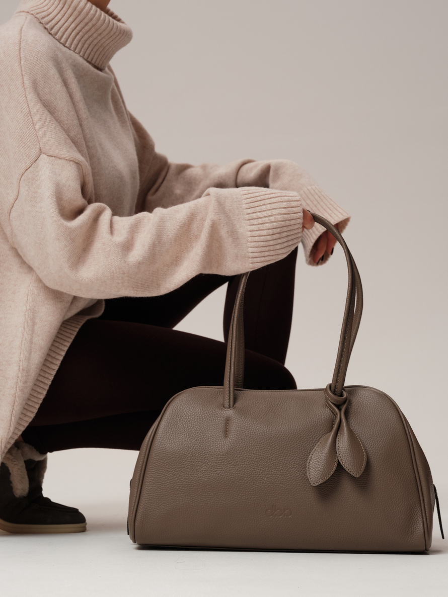 Кожаная сумка DBR 31338 таупе