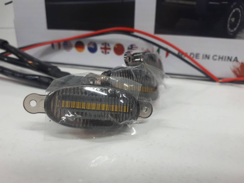 Светодиоды в решетку радиатора "Andromeda", белый, тонированный (3 шт. \ комплект)