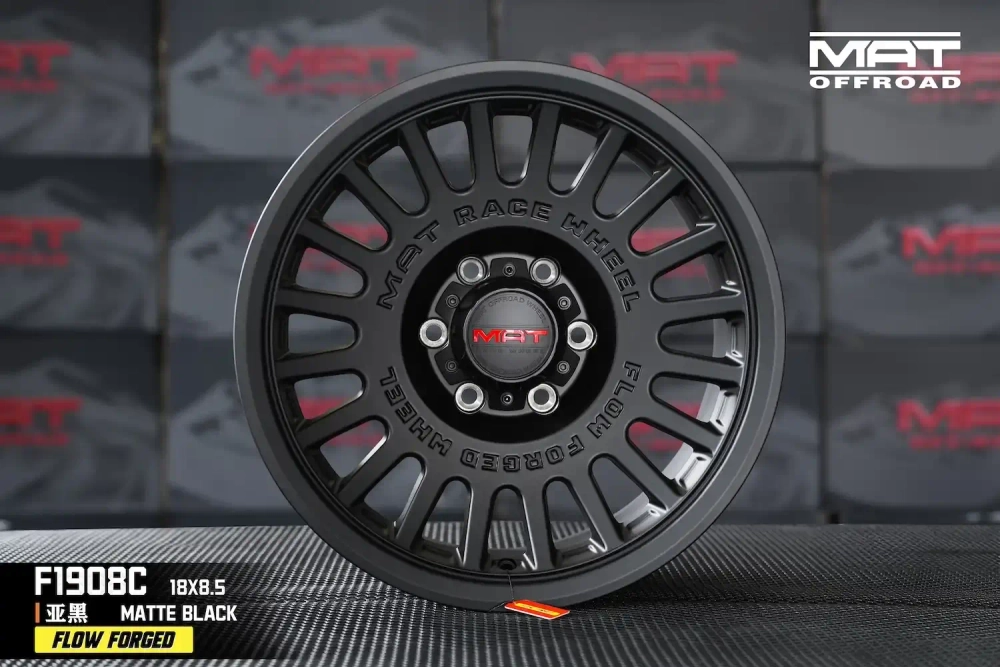 Диск колёсный литой MAT Offroad F1908C R17 8,0 ЕТ0 Matte Black