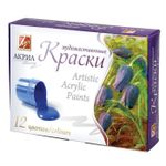 Краски акриловые Луч, 12цв. по 20мл, художественные