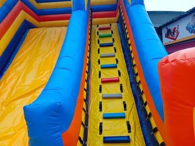 Надувной батут-горка "Супер-волна ST"