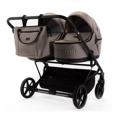 Детская универсальная коляска Adamex LEO DUO (2в1) DUO-TK72 - Бежевый