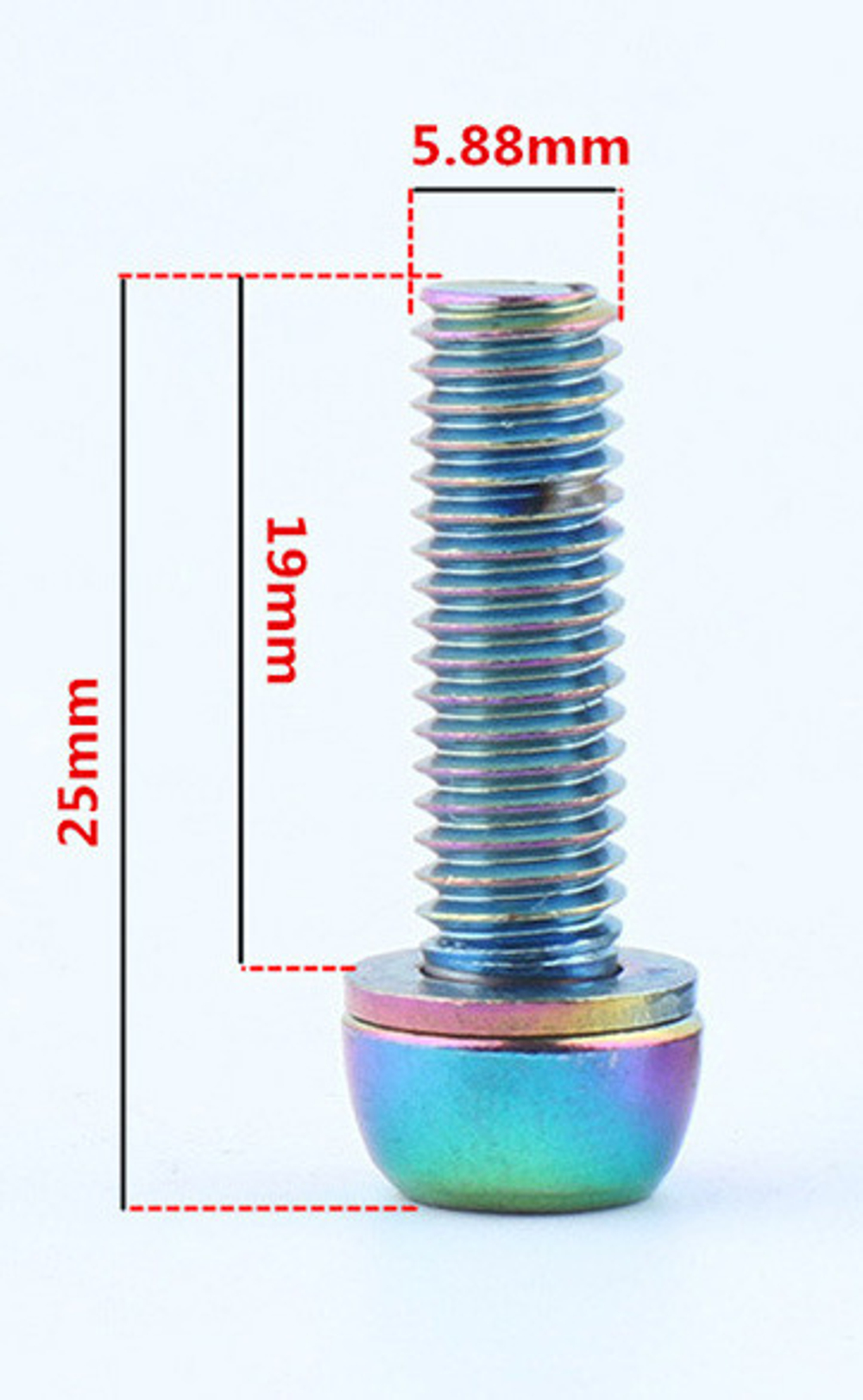 Болт M6x20мм.(цвет PetroL )