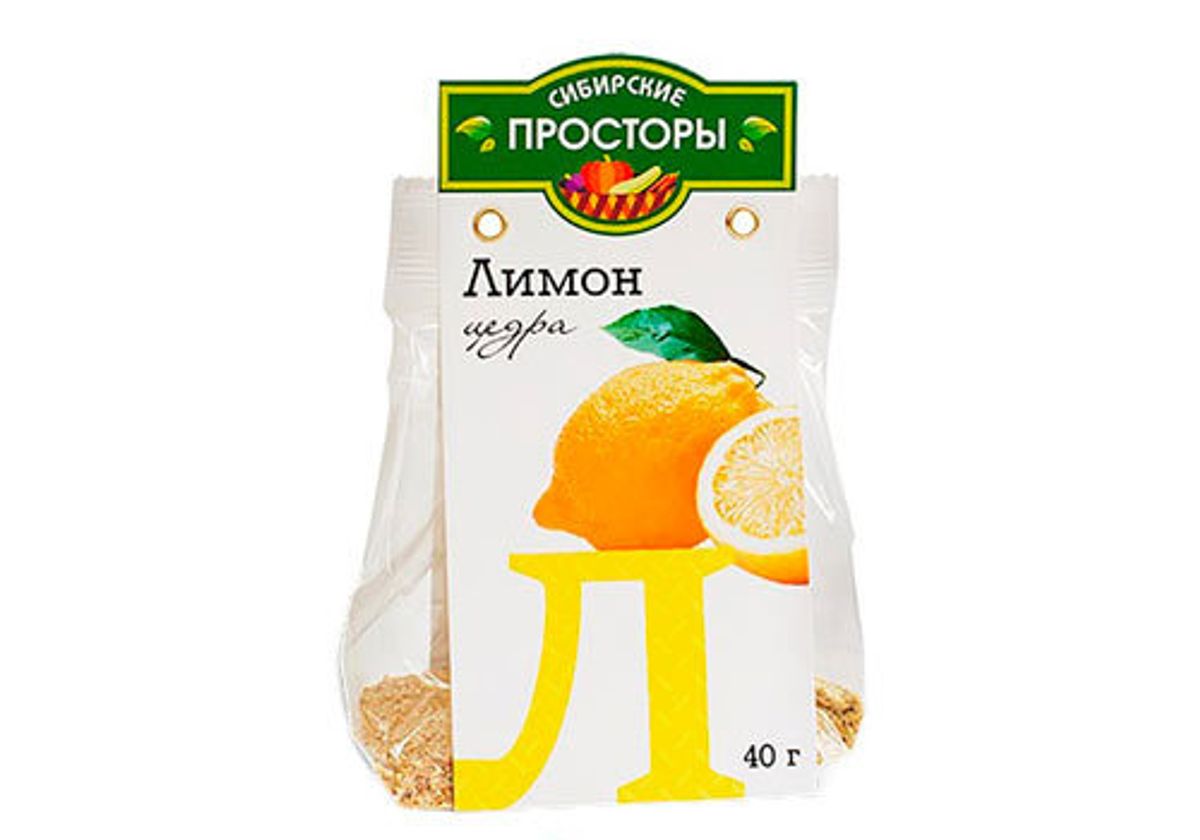 Цедра  лимона Сибирские Просторы, 40г