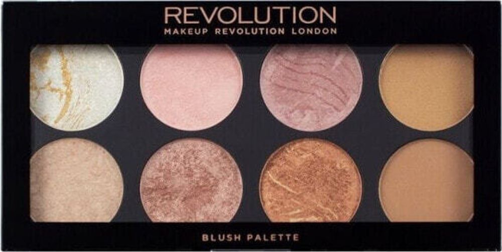Makeup Revolution Paletka bronzerów i róży Ultra Blush Palette Golden Sugar