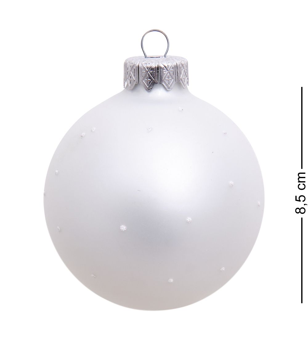 Элита НФШ-1017 Ел. украшение Шар «Снегурочка» 85 мм