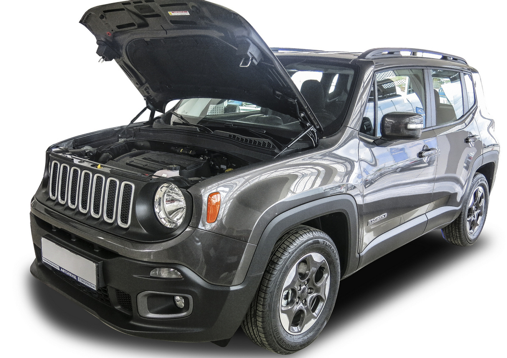 Упоры капота АвтоУпор для Jeep Renegade 2014-2018, 2 шт., UJEEREN011
