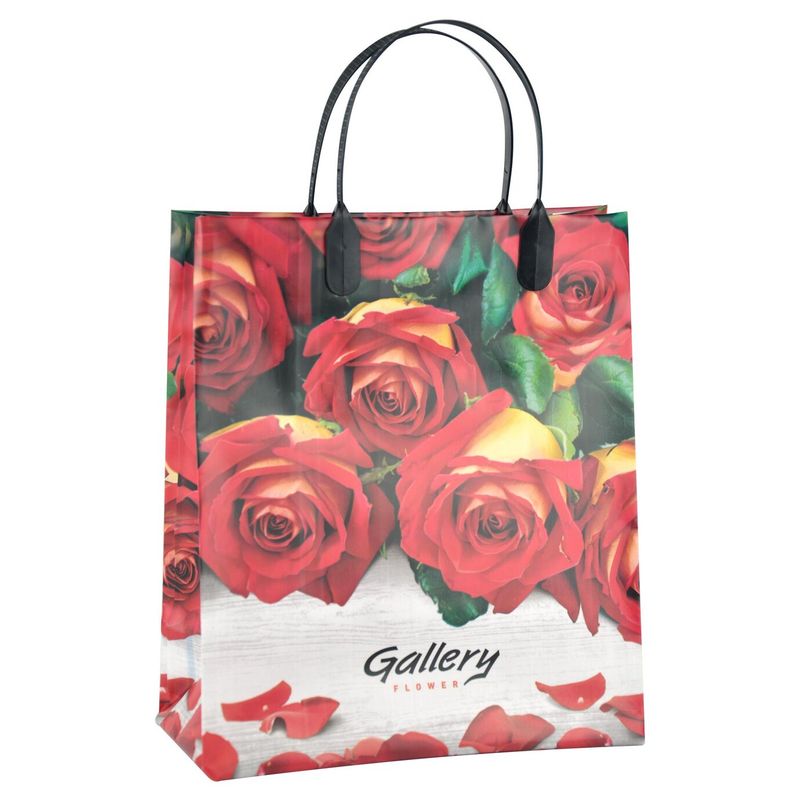 Сумка пластиковая ручка Россия 23*27 см 150 мкм Галерея 1 шт 40 шт/кор