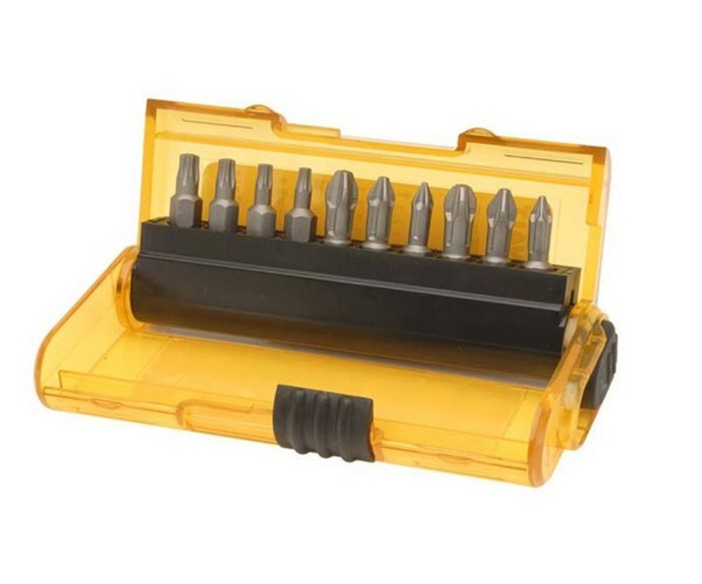 Набор бит 11 шт. пластиковый бокс DEWALT DT7916