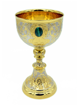 Кубок " Роскошный малахит" (Златоуст)