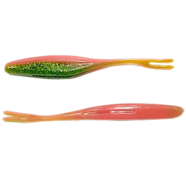 Мягкая приманка BBB BioBait Jerk Minnow Fokr Tail 4 100мм 10шт BIO1JM4FT -