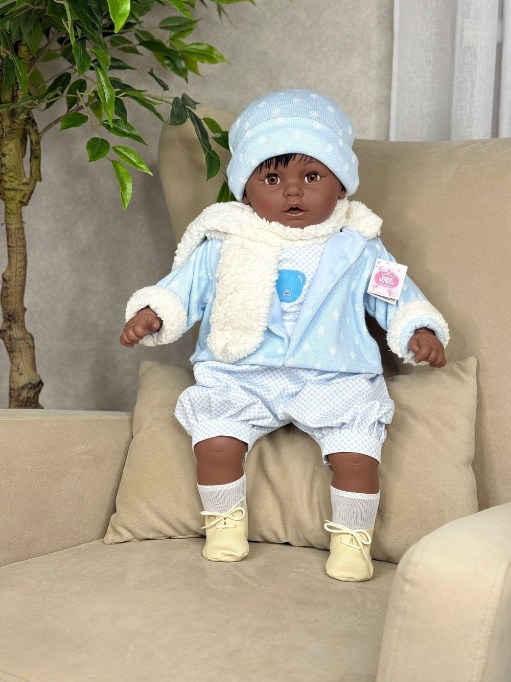 Кукла Berbesa мягконабивная 62см Dulzon (8035NS)