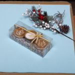 Свечи новогодние «Желание» 22x8.3x7 см, золото