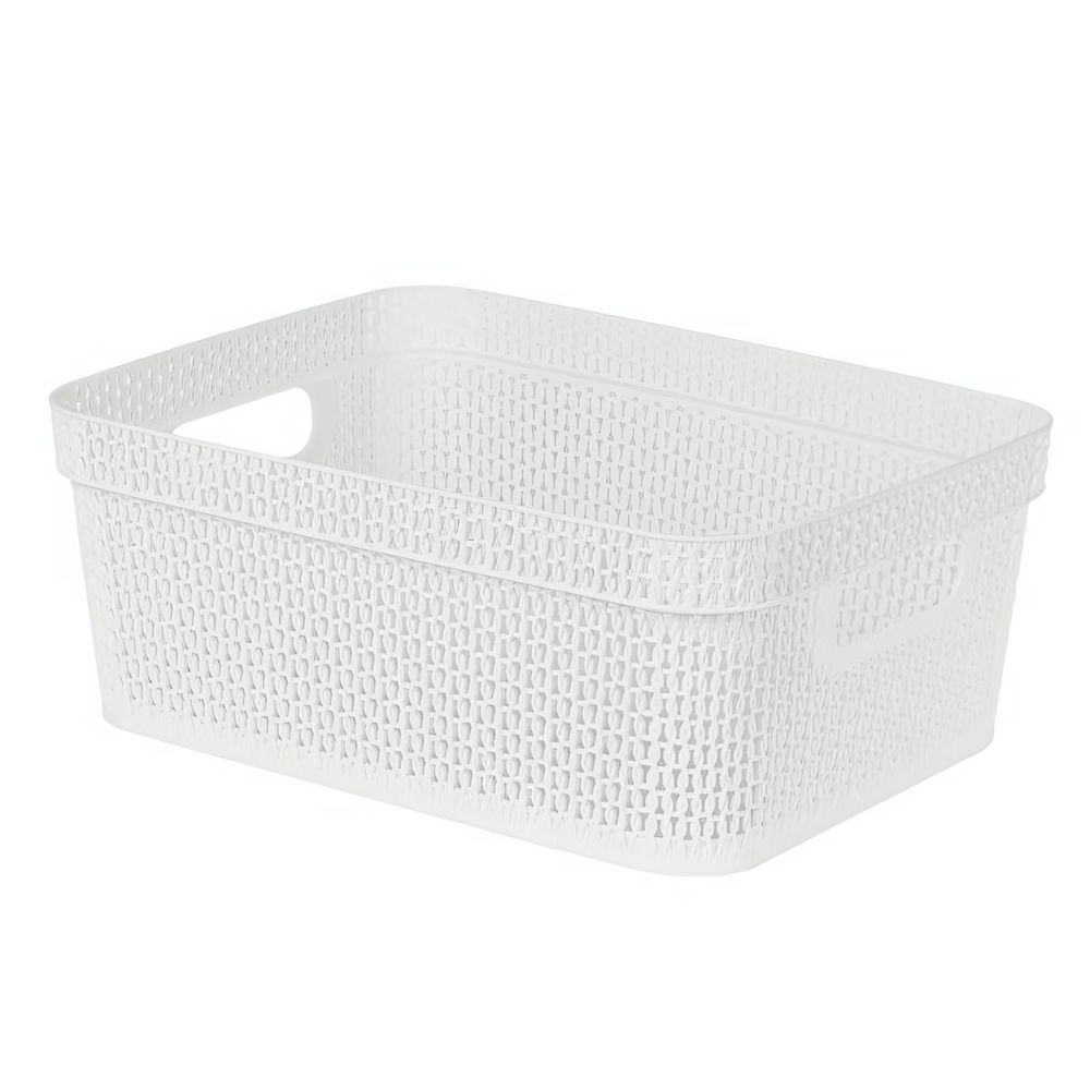 Корзина для хранения Keeplex Ajur с л 36,5х27х14,1см белое облако