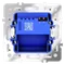 Подсветка светодиодная встраиваемая VOLTUM S70 с датчиком, (белый глянцевый)