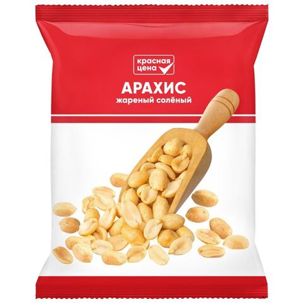 Ядра арахиса Красная цена жареные соленые 80г