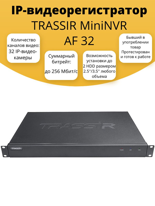 IP-видеорегистратор TRASSIR MiniNVR AF 32