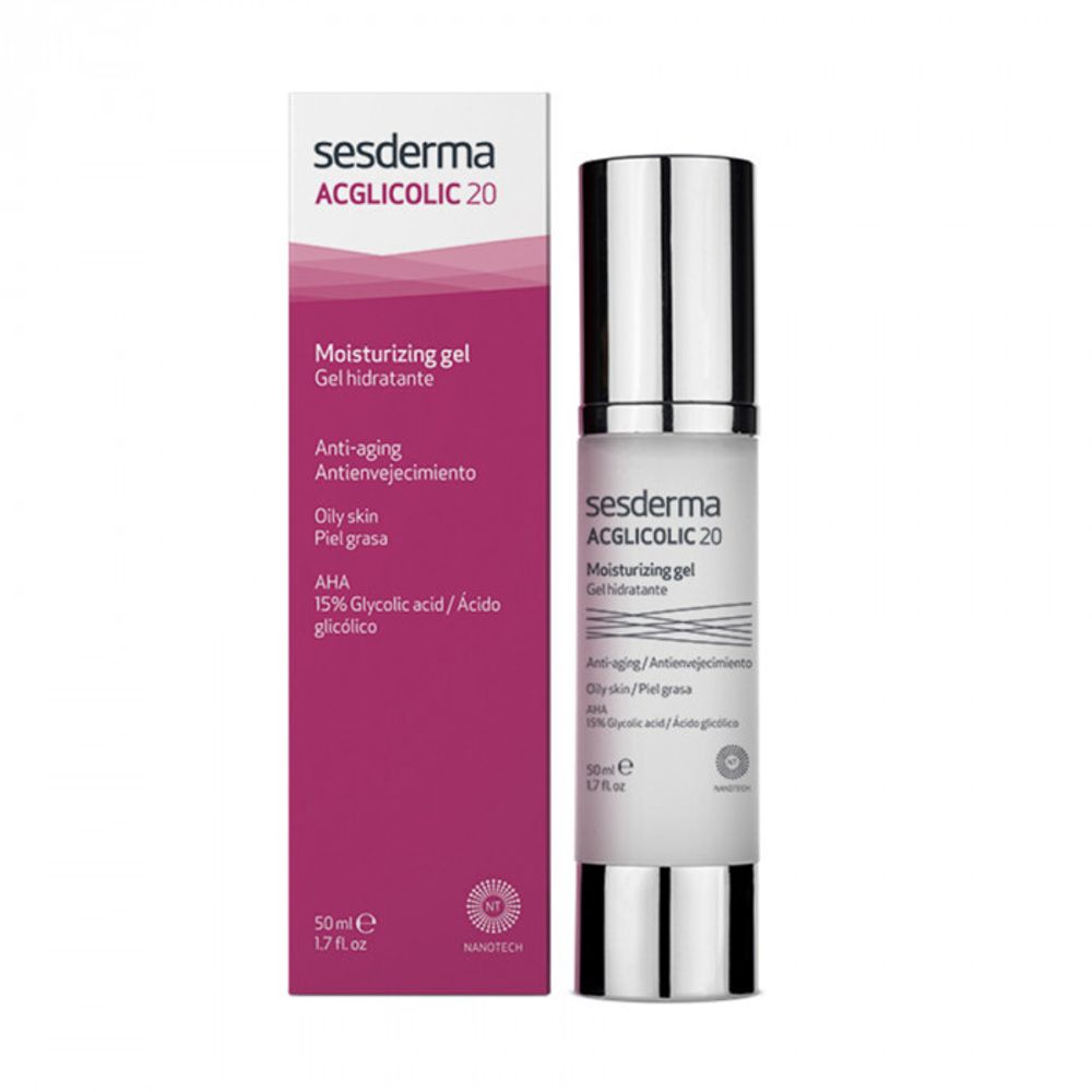 ACGLICOLIC 20 Moisturizing gel – Гель увлажняющий с гликолевой кислотой, 50 мл