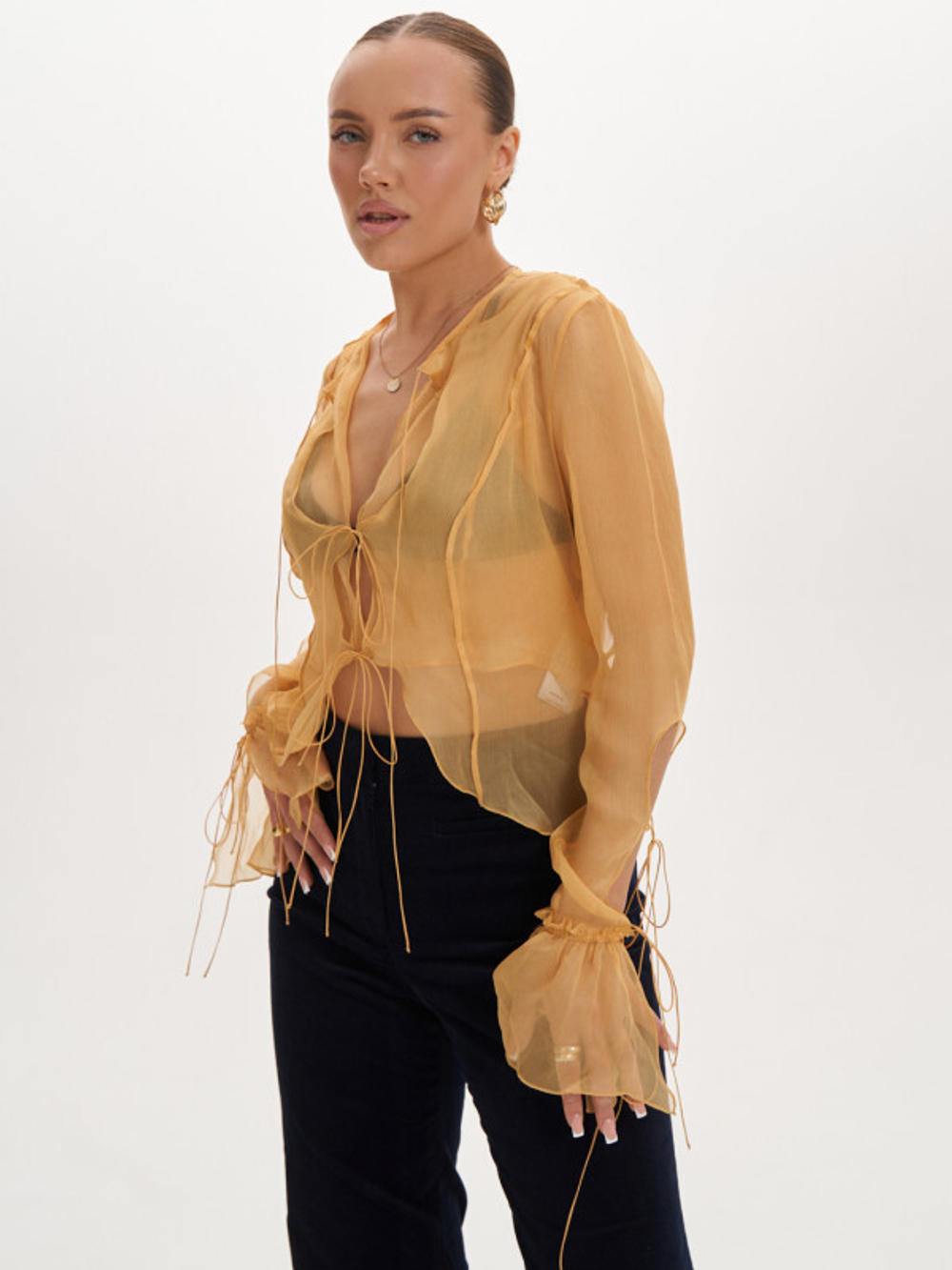 Блуза шифоновая