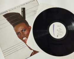 Винтажная виниловая пластинка LP Grace Jones Slave To The Rhythm (UK 1985)