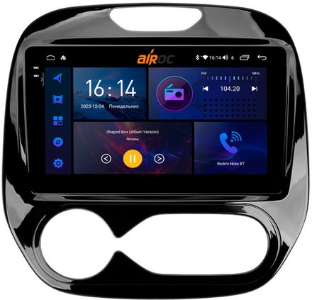 Магнитола для Renault Kaptur 2016+ - AIROC 2K RI-3004 Android 12, QLed+2K, ТОП процессор, 8/128Гб, CarPlay, SIM-слот