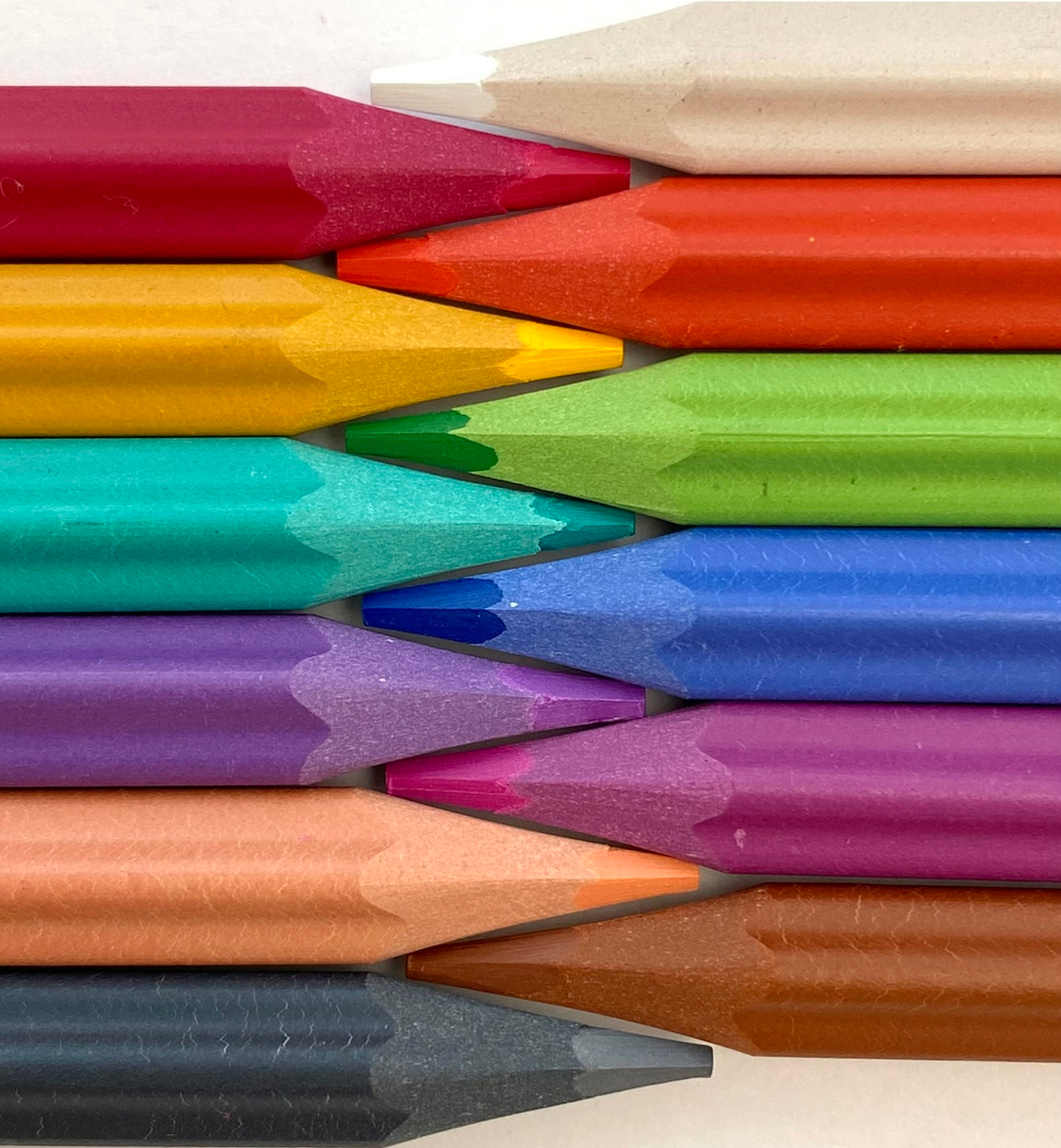 Карандаши цветные с ароматом розы Fine Line Special 12 цветов