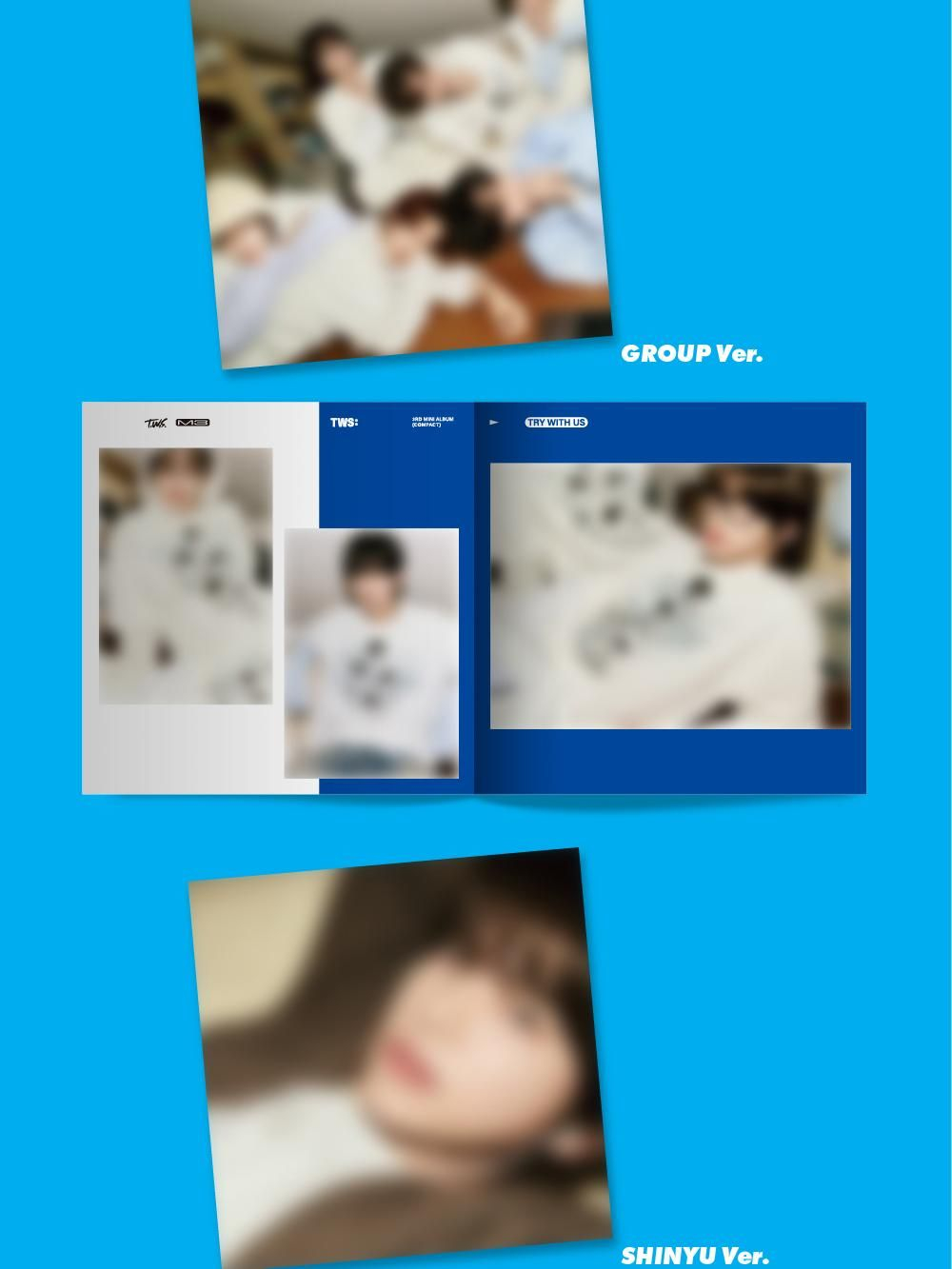 Альбом TWS - TRY WITH US 3rd Mini Album COMPACT 7 Version SET