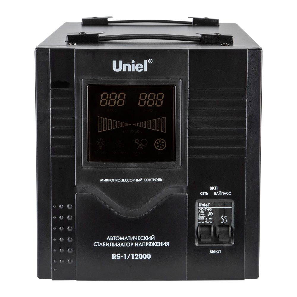 RS-1-12000 Стабилизатор Uniel релейный однофазный. 12.0 кВА.