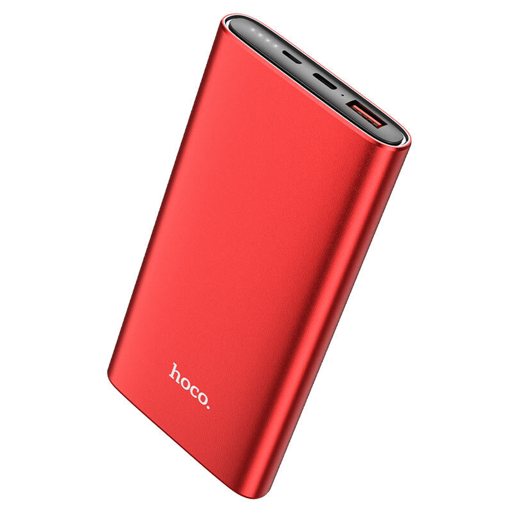 Power Bank 10000mAh, 1 USB, Hoco J83, красный