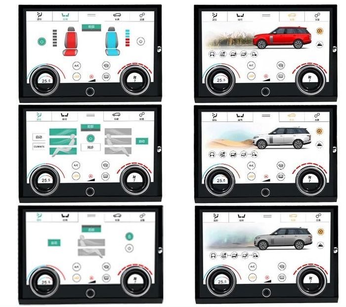 Цифровая LCD-панель управления климатом для Range Rover 4 2012-2017 - Carsys экран 10" IPS, без отверстия под CD привод