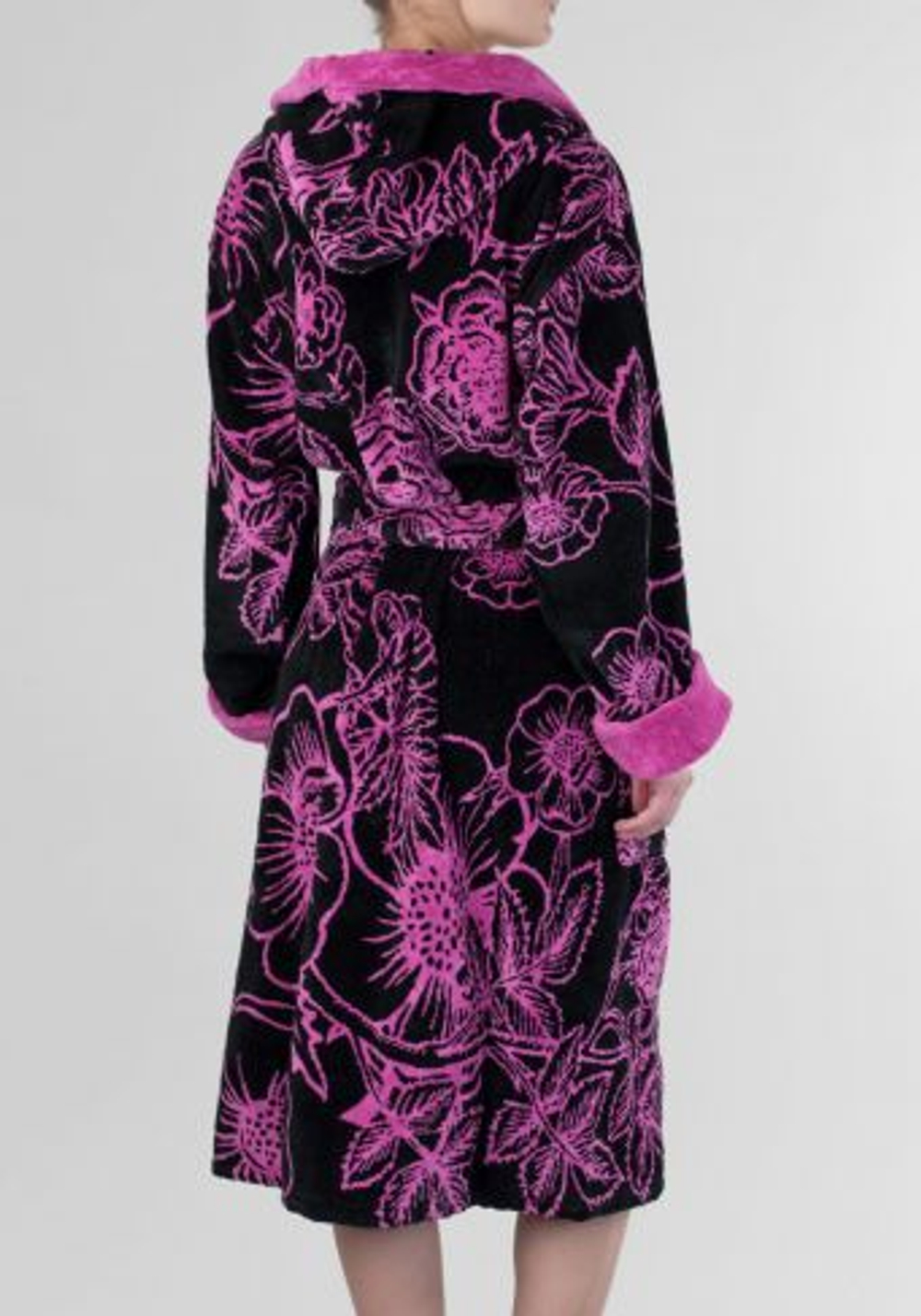 Итальянский халат велюровый Fleur от Emanuel Ungaro