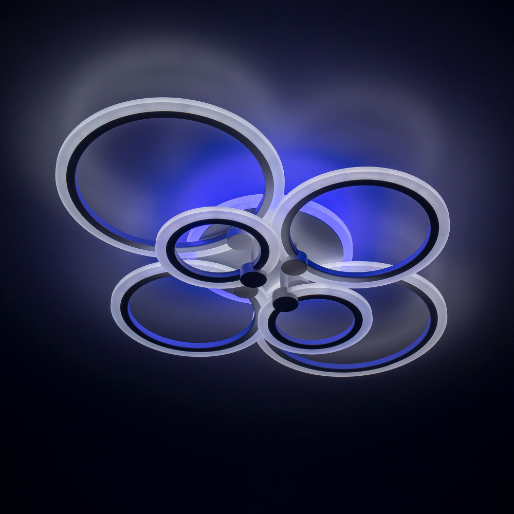 Citilux Сента CL237B160E RGB Люстра с пультом Белая