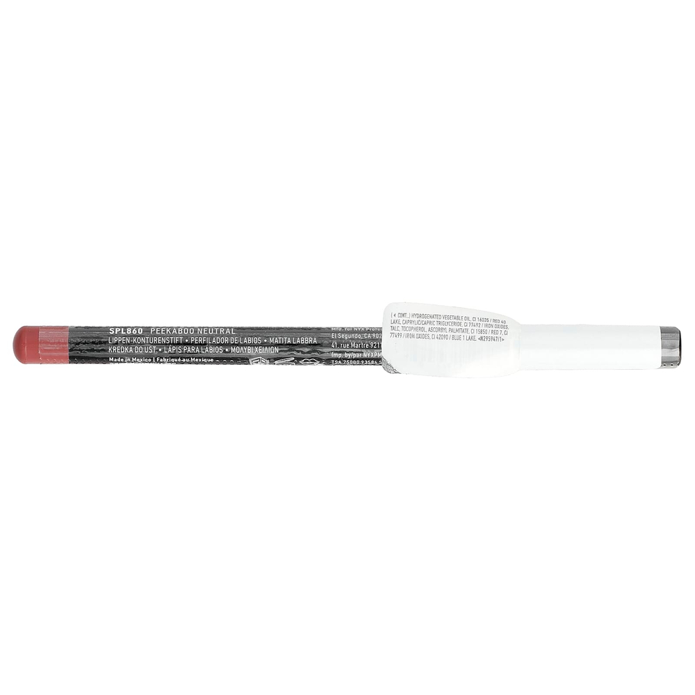 NYX Professional Makeup, Slim Lip Pencil, оттенок 860 Peekaboo Neutral, 1,04 г (0,03 унции)